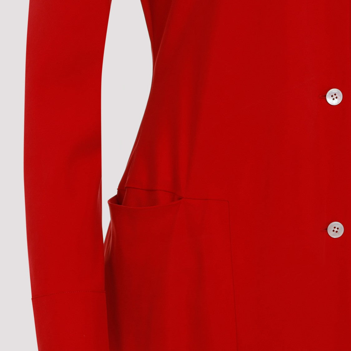 The Row Goji Berry Red Silk Myra Dress