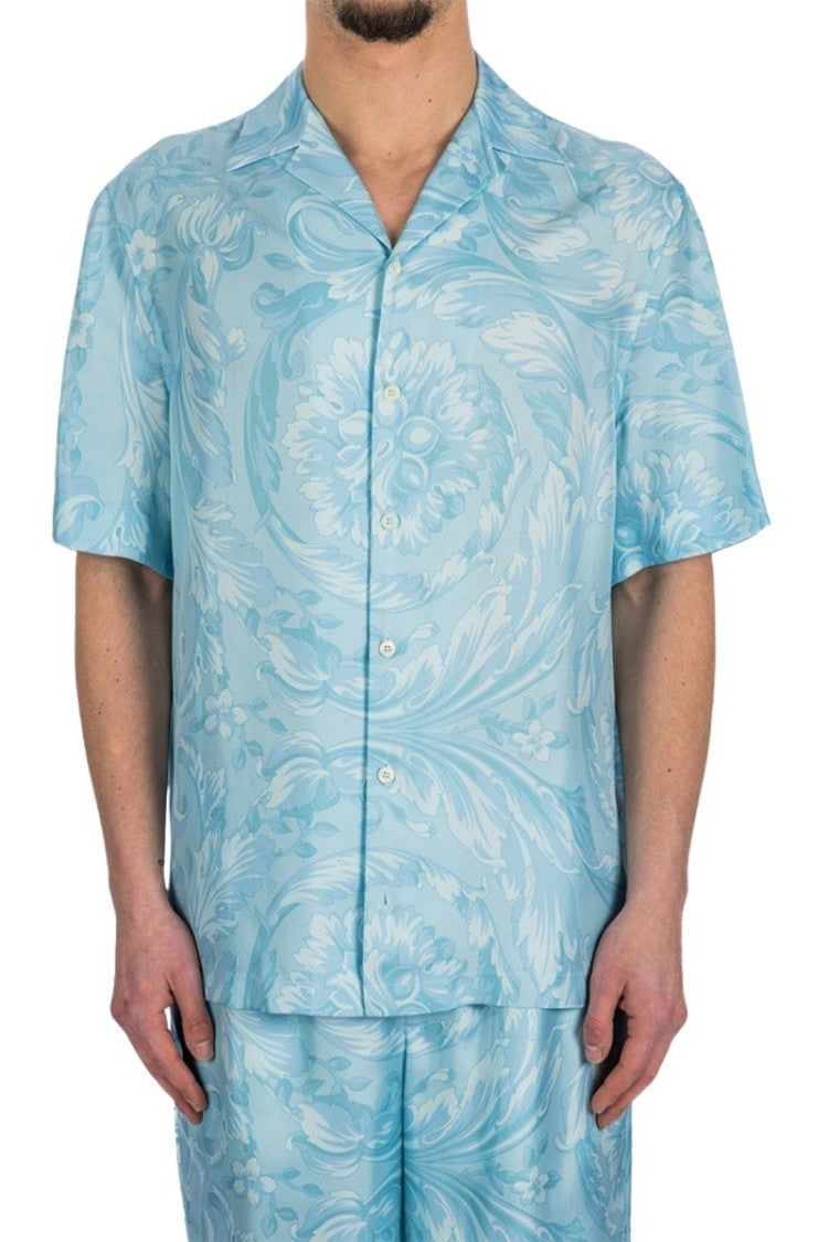 Versace Short Sleeve Silk Shirt