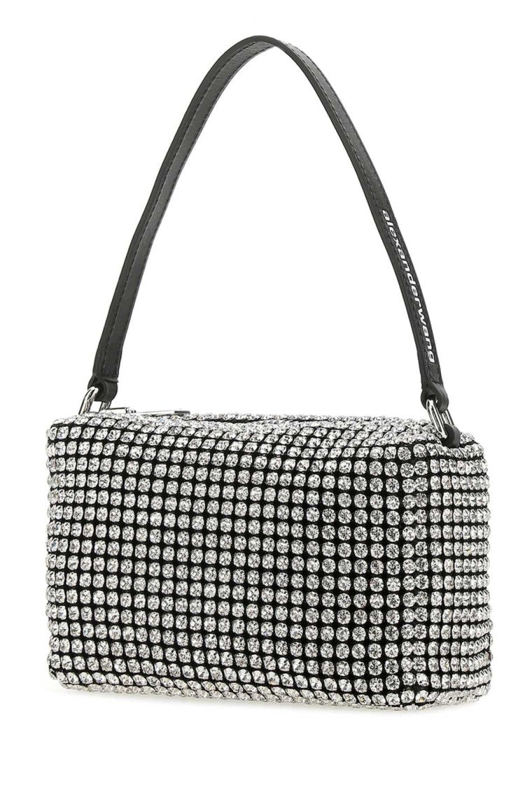 Alexander Wang Embellished Fabric Medium Heiress Handbag