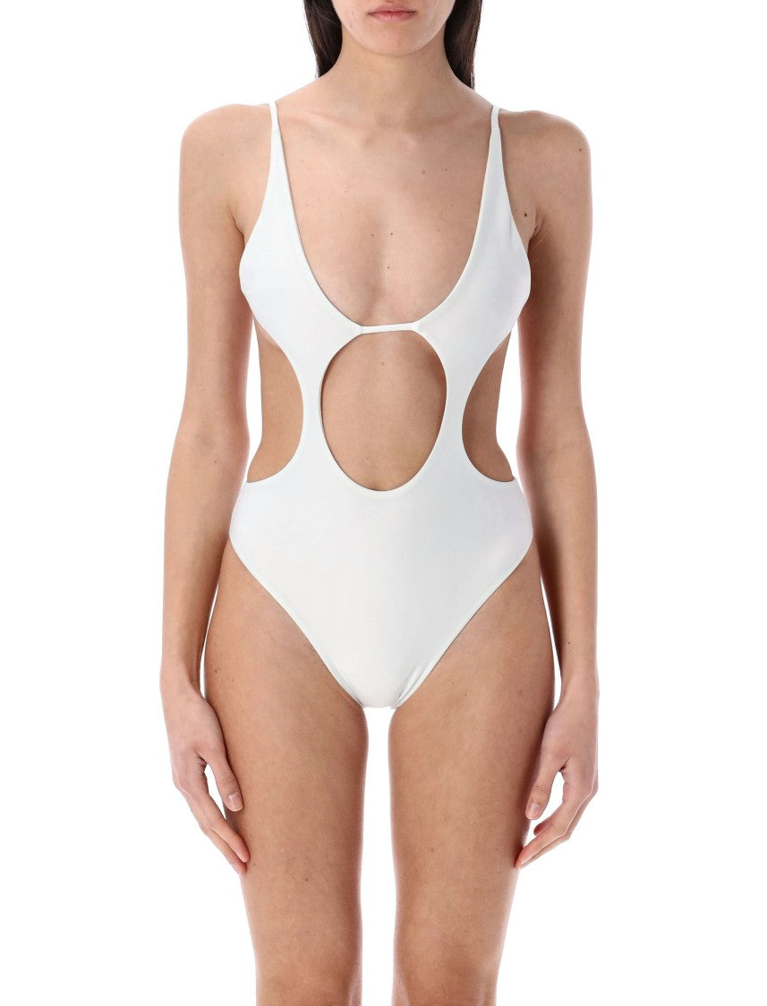 Swim By Di High-Rise One-Piece Swimsuit With Cut-Out Front