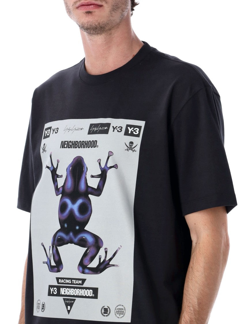 Y-3 X Neighborhood Y-3 Nbhd Oversized Frog Graphic Cotton T-Shirt