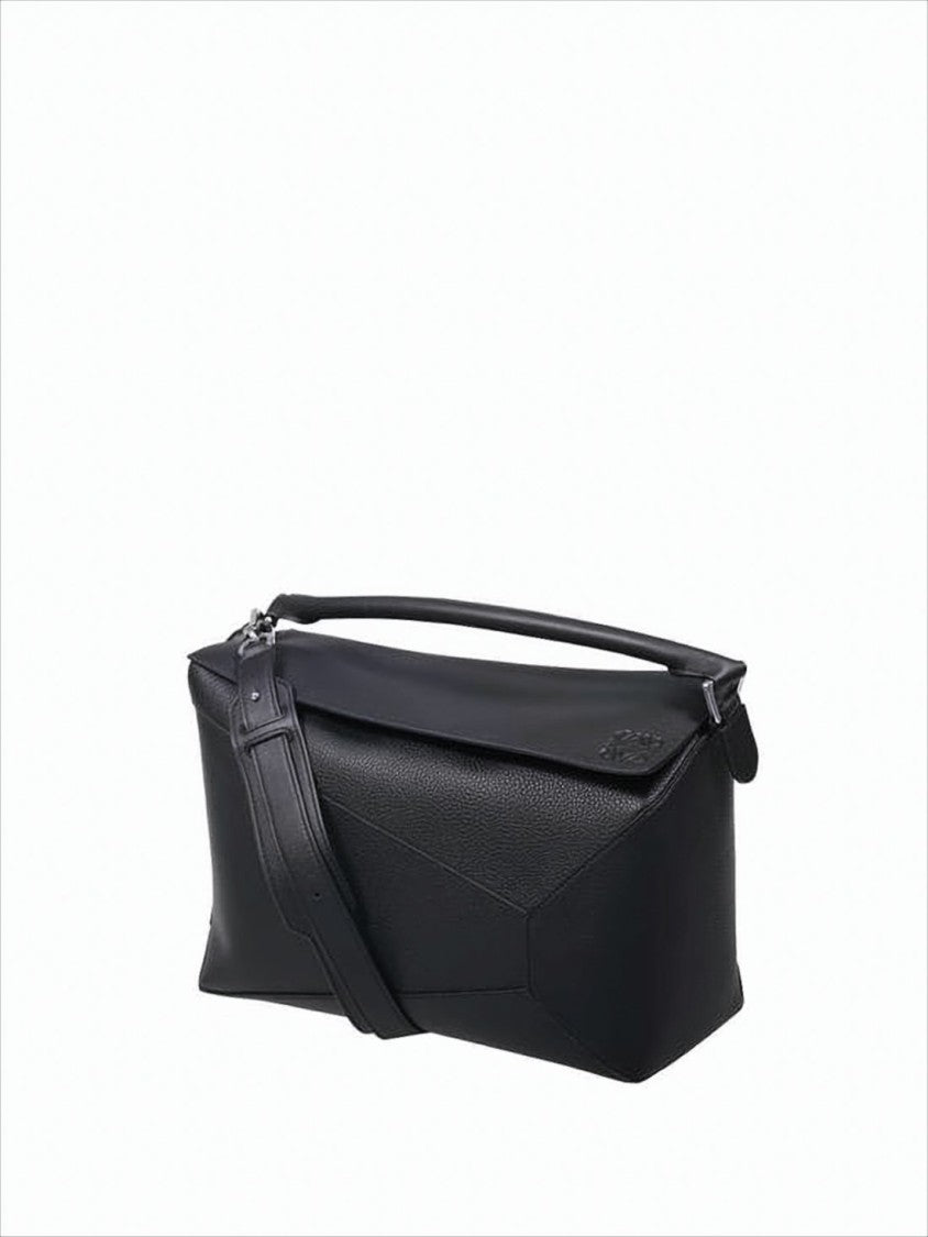 Loewe Structured Calf Leather Shoulder Bag