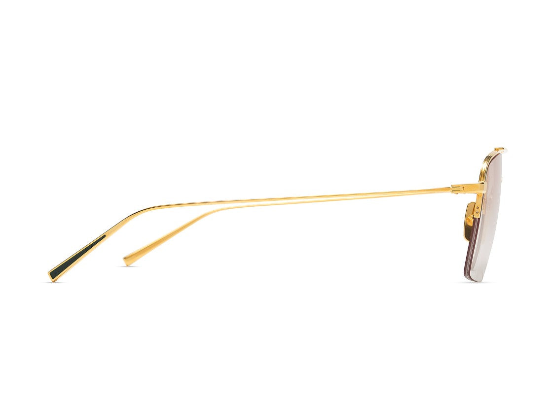 Dita Gold Artoa.13 Gradient Square Titanium Sunglasses