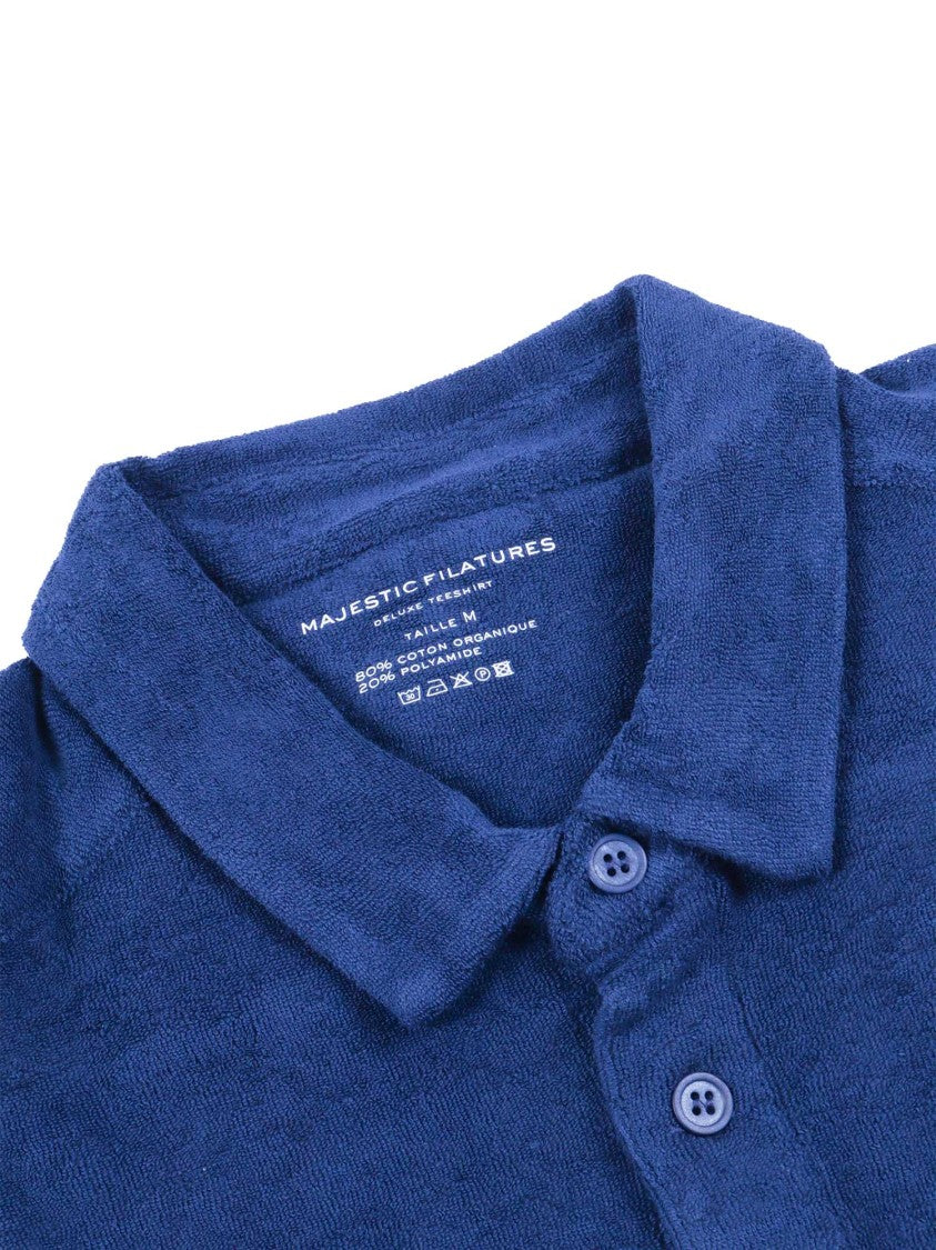 Filatures Du Lion Blue Moon Short Sleeve Polo Shirt