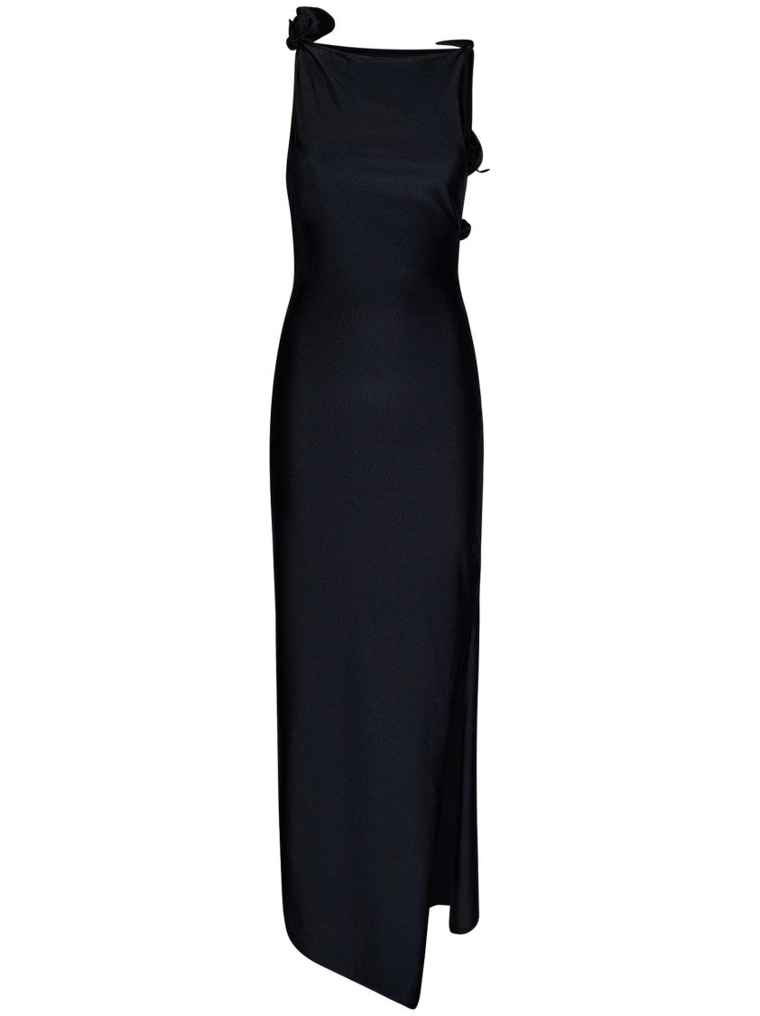 Coperni Black Dress With Asymmetric Design