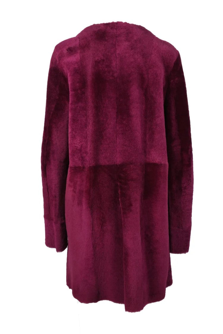 Drome Drome Leather Coat - Red