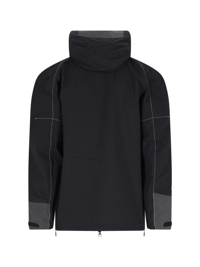 And Wander Black Pertex Shield Waterproof Technical Jacket