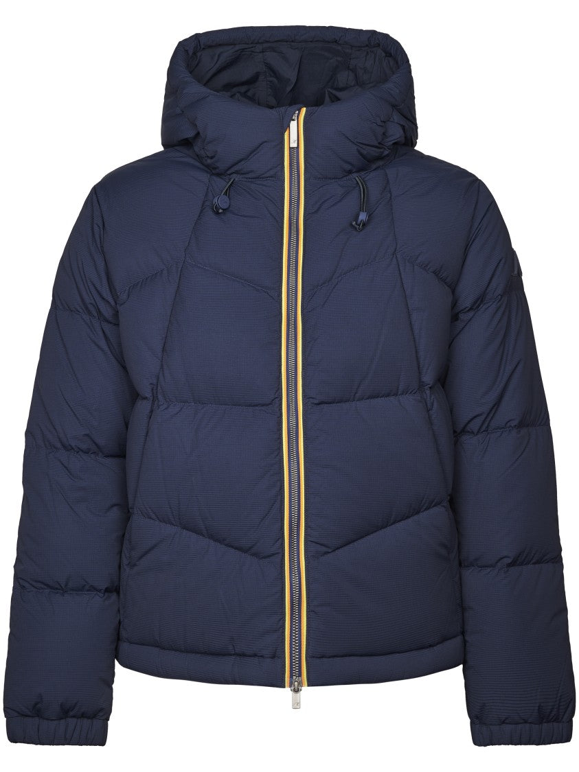 K-Way Quill Fancy Nylon Quilted Insulated Jacket