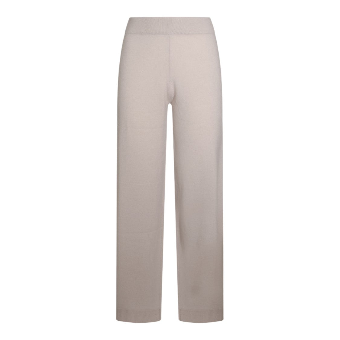 Allude High-Waist Straight-Leg Pants