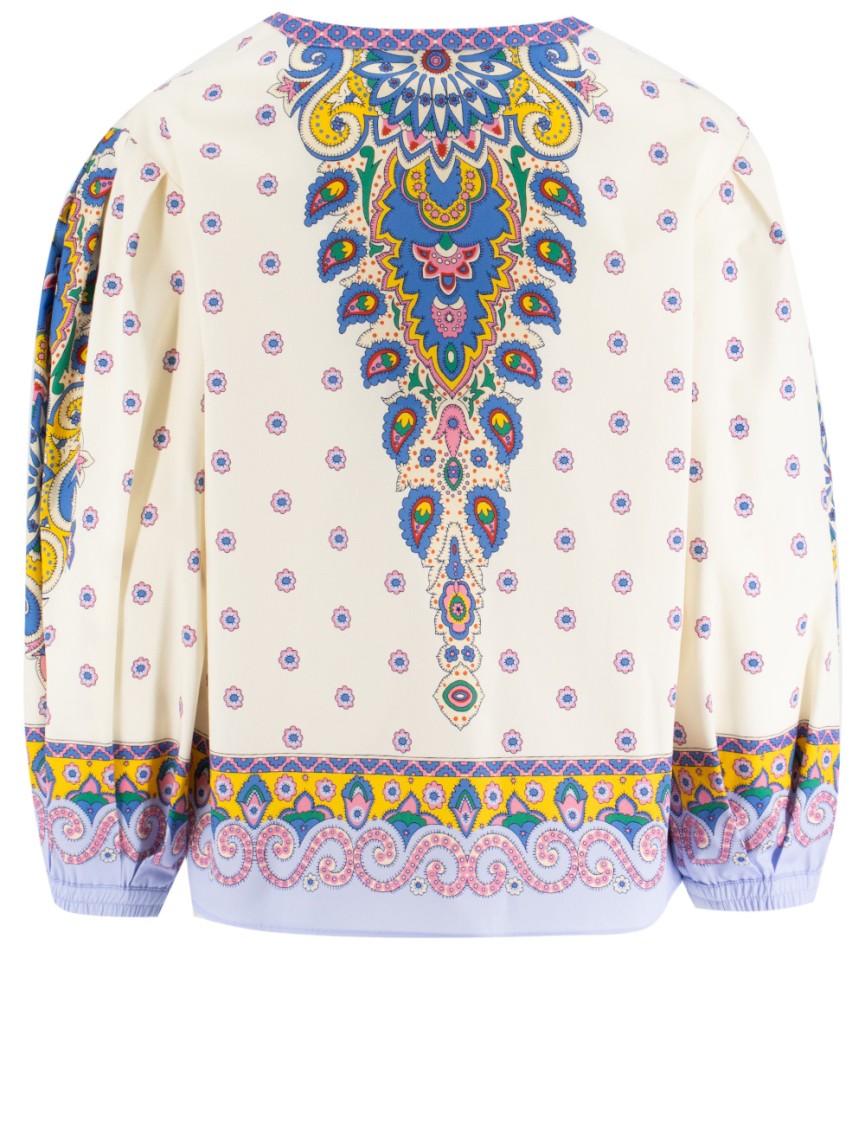 Etro Paisley Print Cotton Blouse