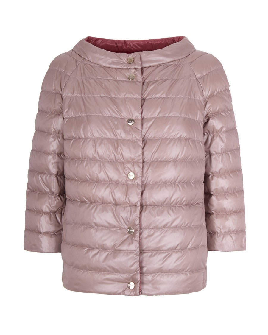 Herno Reversible Trapeze Cape With Classic Boudin Quilting