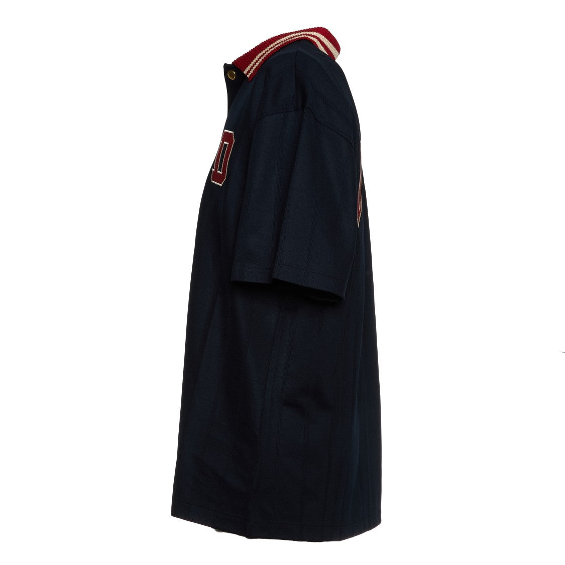 Drôle De Monsieur Navy Wide-Fit Shirt