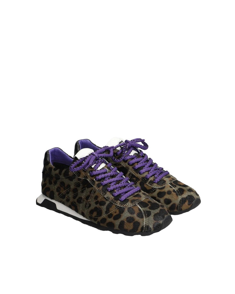 Ash Kill Bill Leopard Military Sneakers
