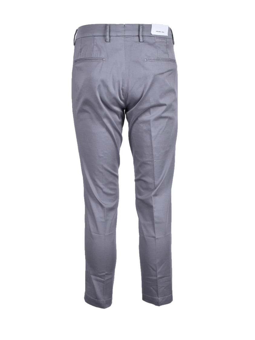 Michael Coal Stretch Trousers With Tailored Fit And Versatile Appeal