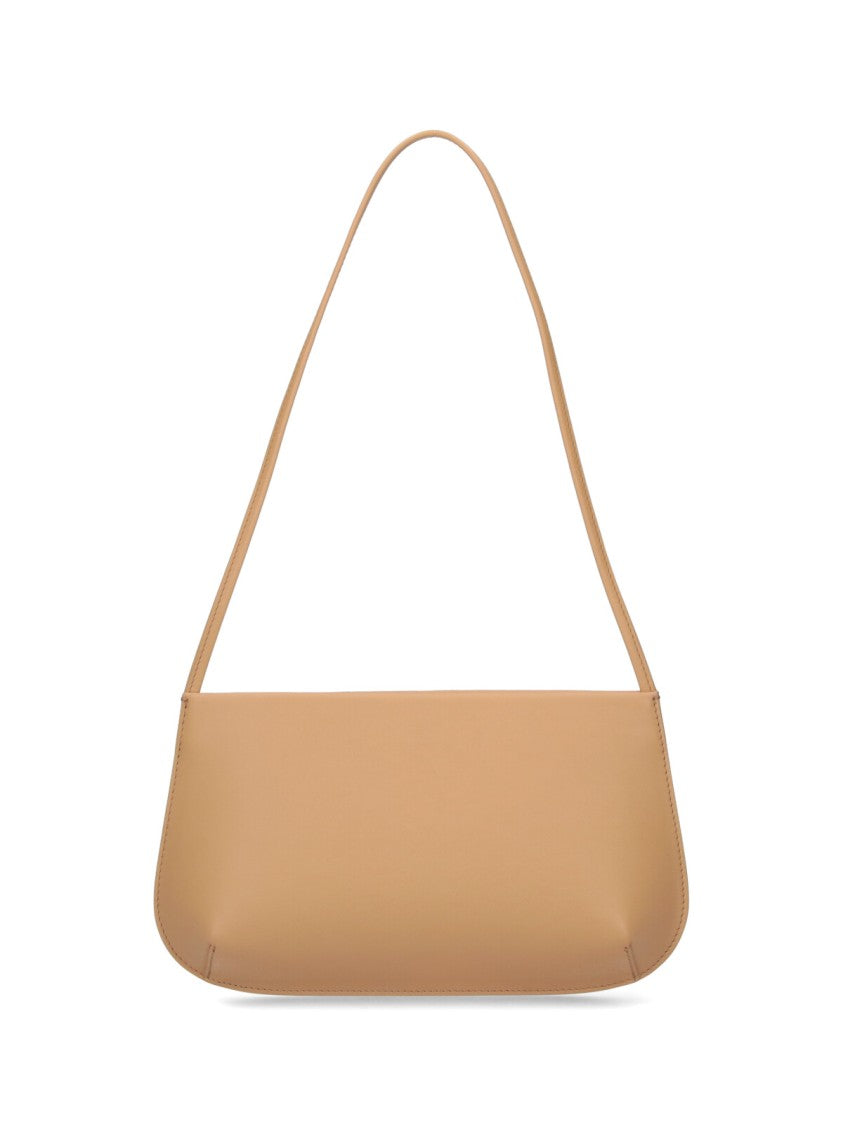 Fane Beige Calf Leather Bra Shoulder Bag