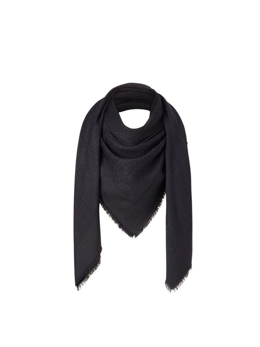 Fendi Scialle 145X145 Ff Signature Square Scarf