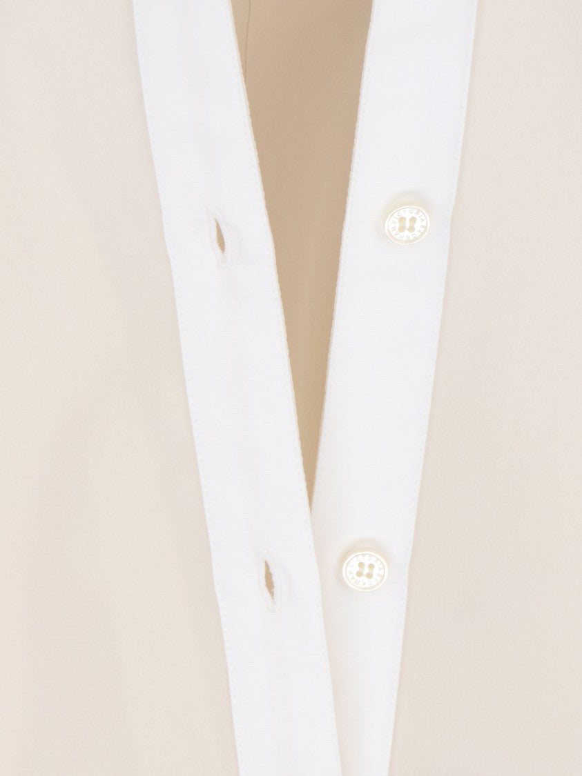 Victoria Beckham Silk Shirt – Off-White