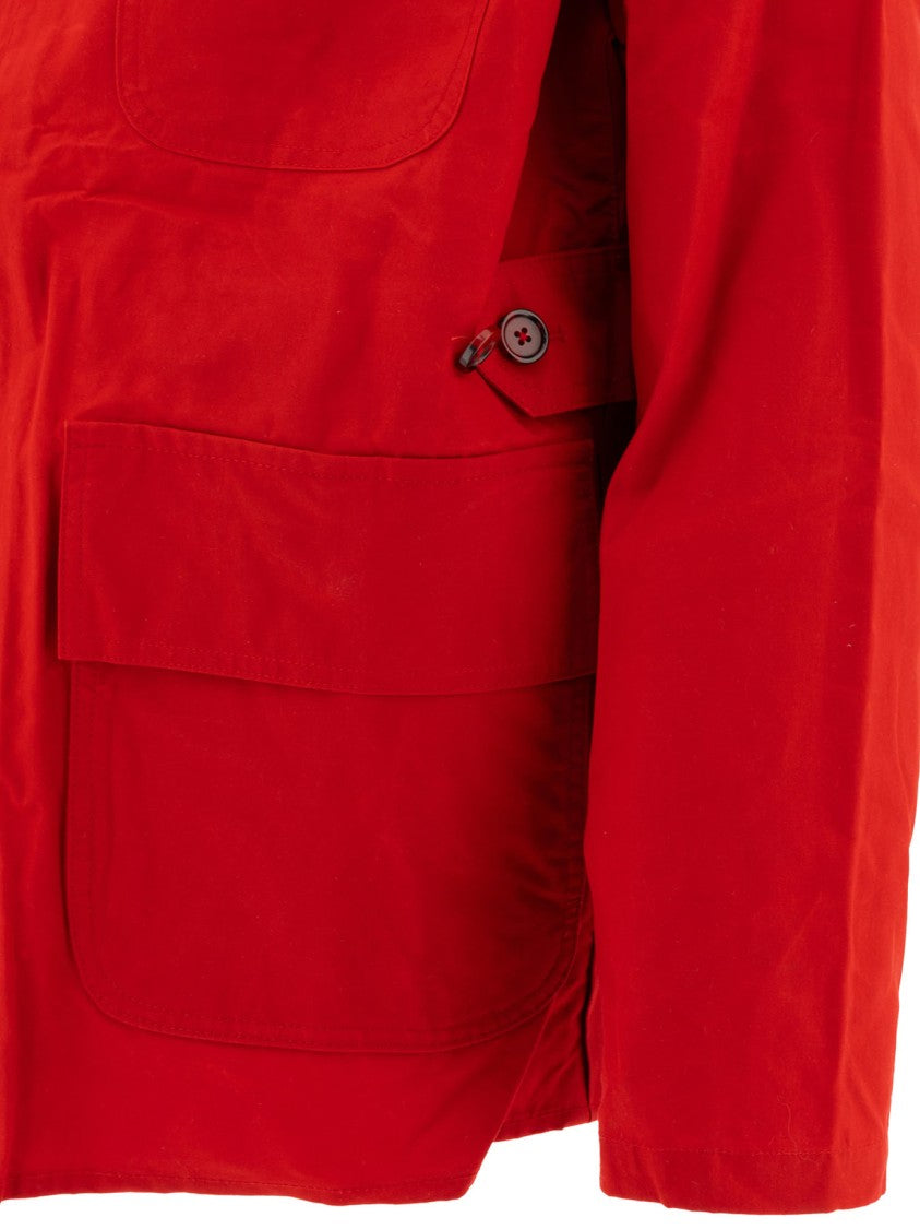 Bode Boxy Red Cotton Jacket