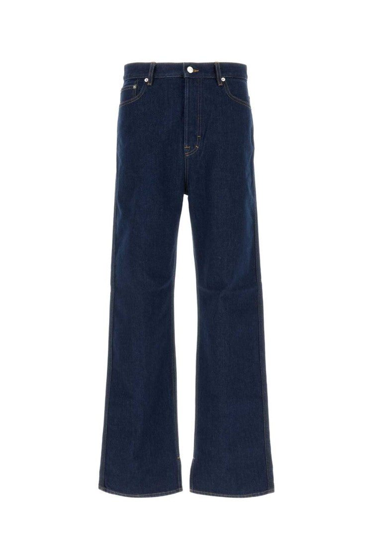 Gucci High-Waist Straight-Leg Denim Jeans