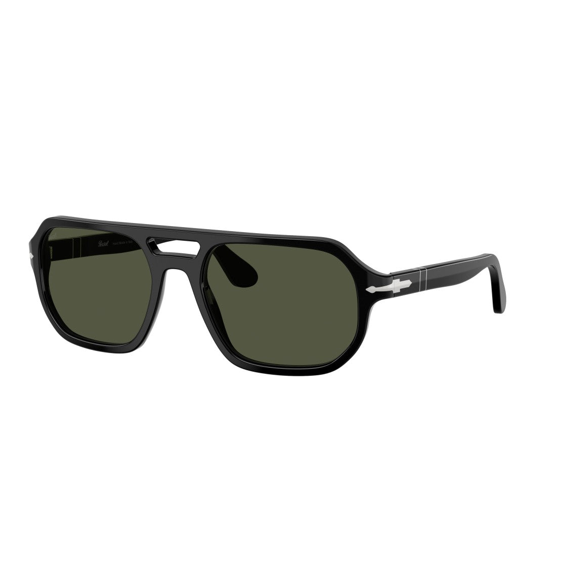 Persol 0Po3393s Rectangular Acetate Sunglasses With Double Bridge Design