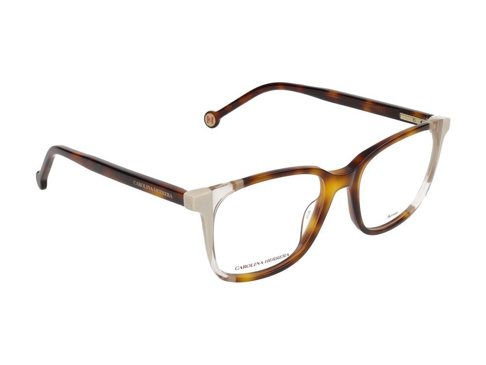 Carolina Herrera Eyeglasses Ch 0065 C1h Havana Ivory 52/17/145