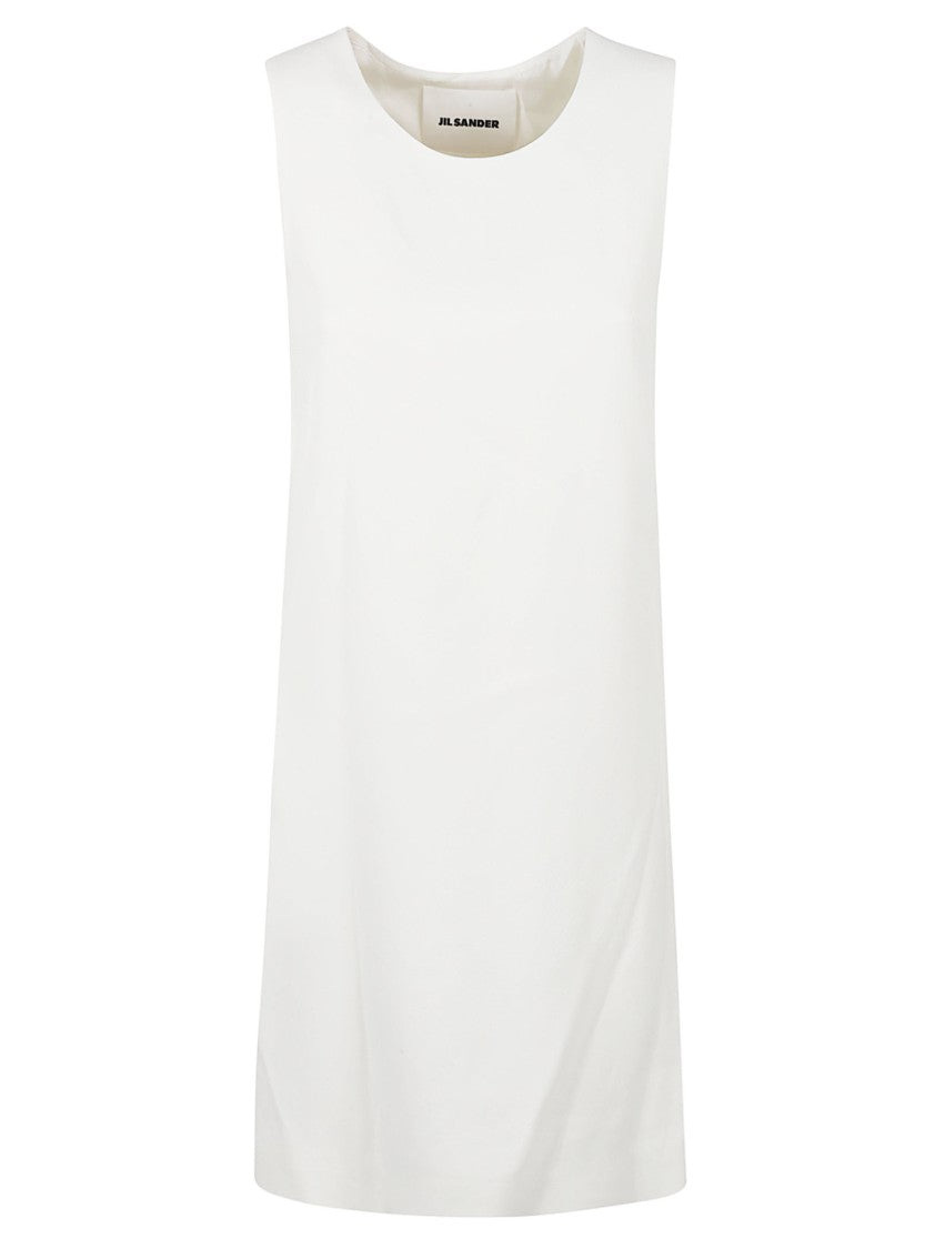 Jil Sander Sleeveless Dress With Round Neckline