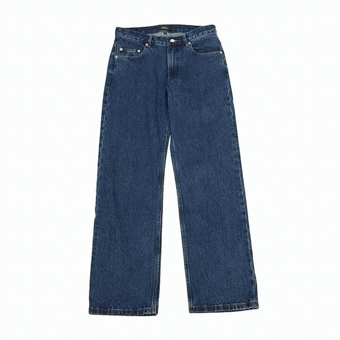 A.P.C. Straight-Leg Denim Pants With Mid-Rise Waist And Five-Pocket Design