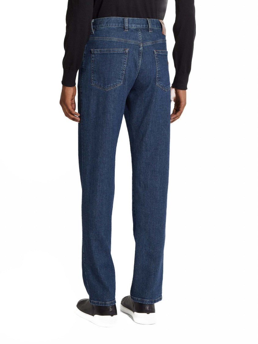 Zegna Roccia Stone Washed Jeans