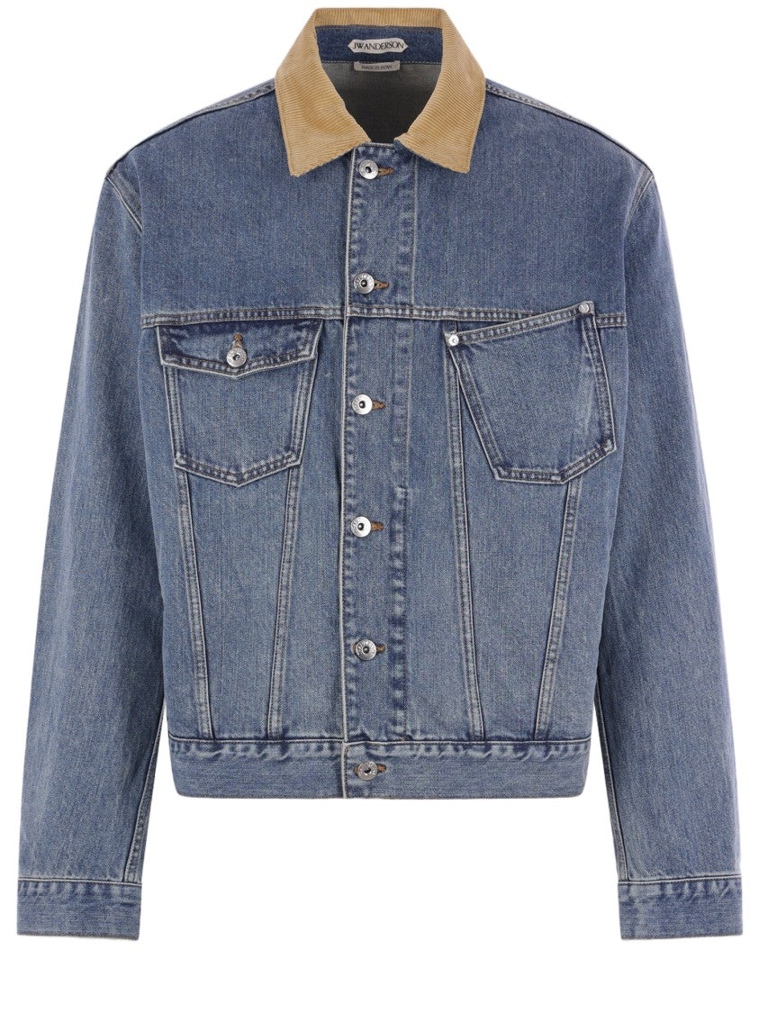 J. W. Anderson Denim Corduroy Collar Denim Jacket