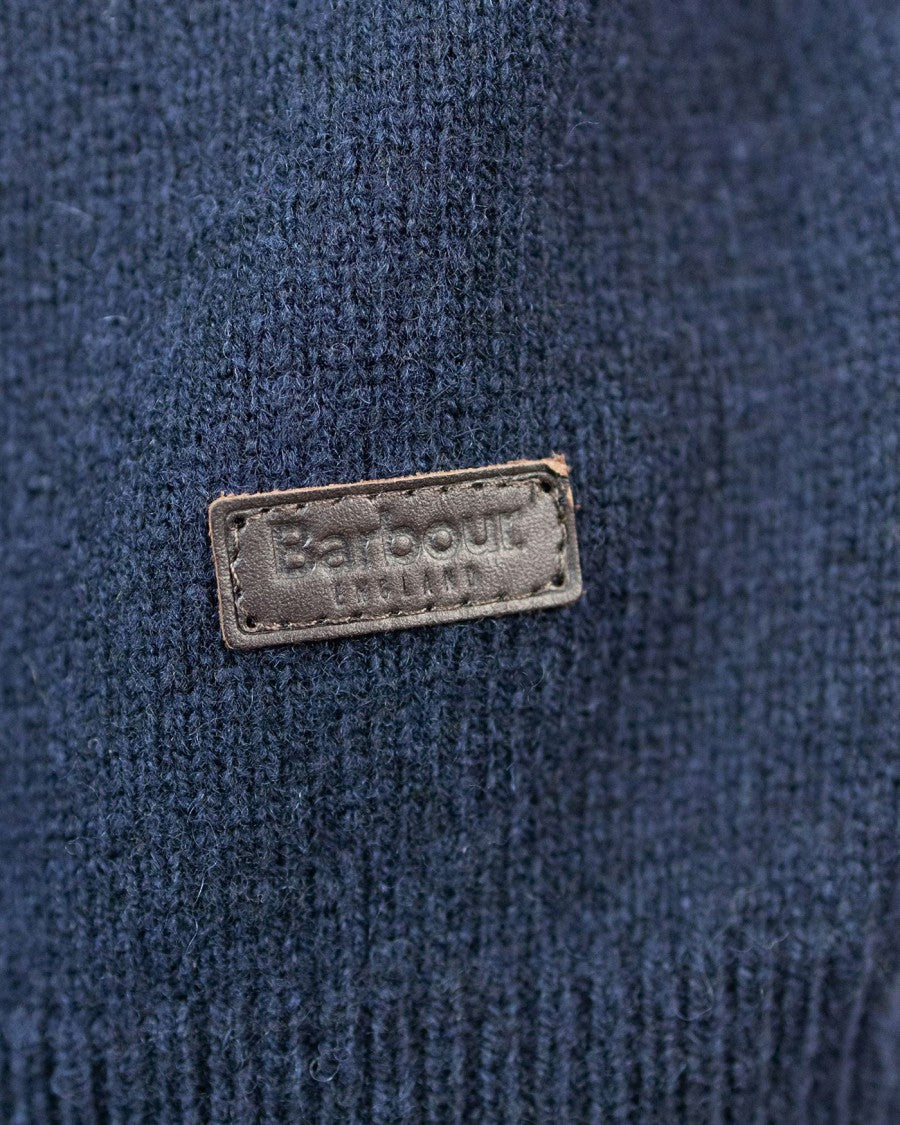 Barbour Essential Patch Blue Sweater