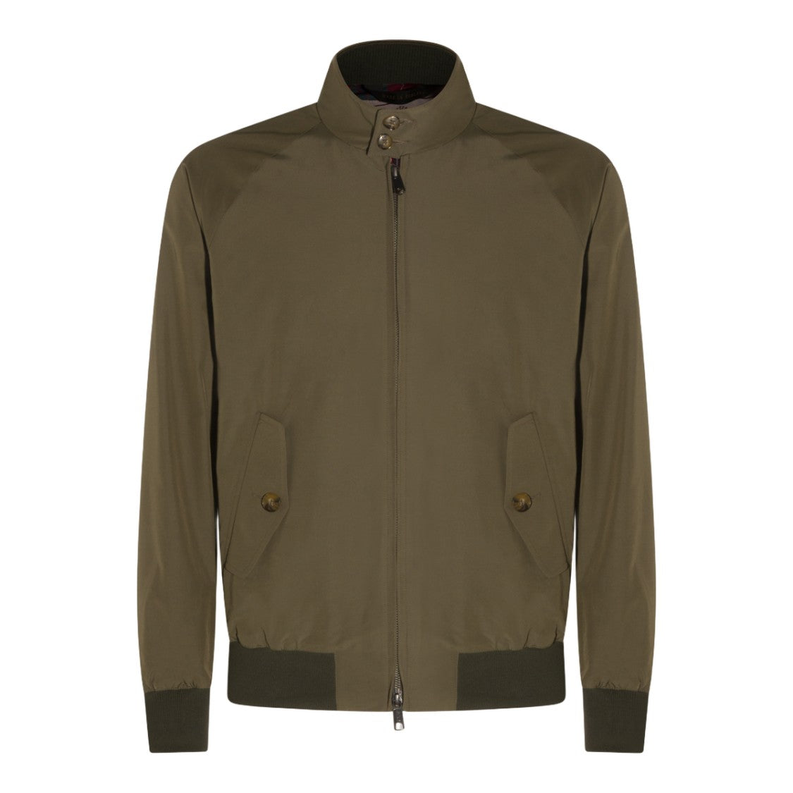 Baracuta Front-Zipper Jacket With Stand Collar