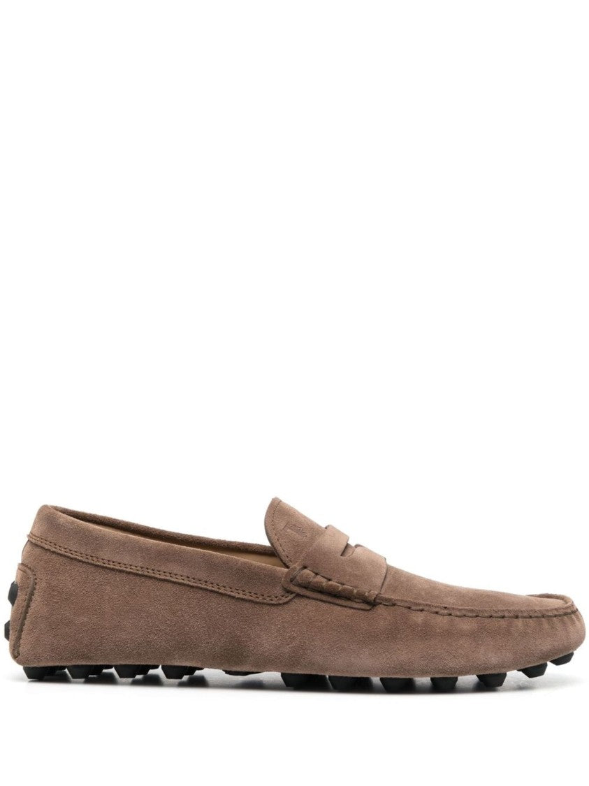 Tod's Contemporary Suede Moccasin Loafer