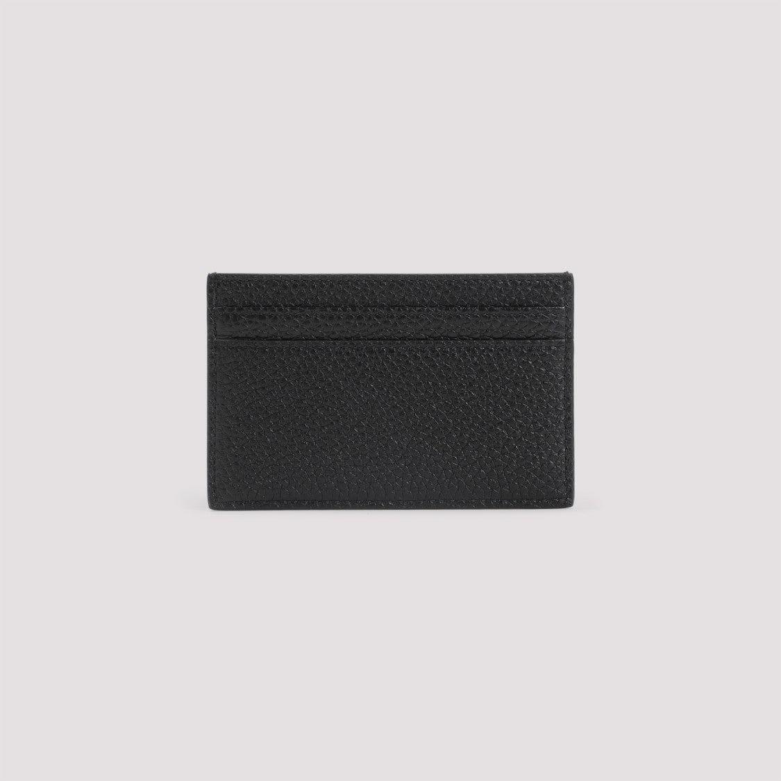 Celine Grained Calf Leather Card Holder With Textured Surface