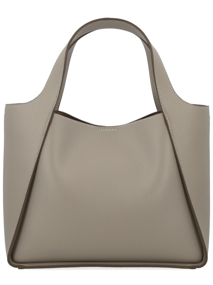 Stella Mccartney Trapezoidal Perforated Logo Tote Bag