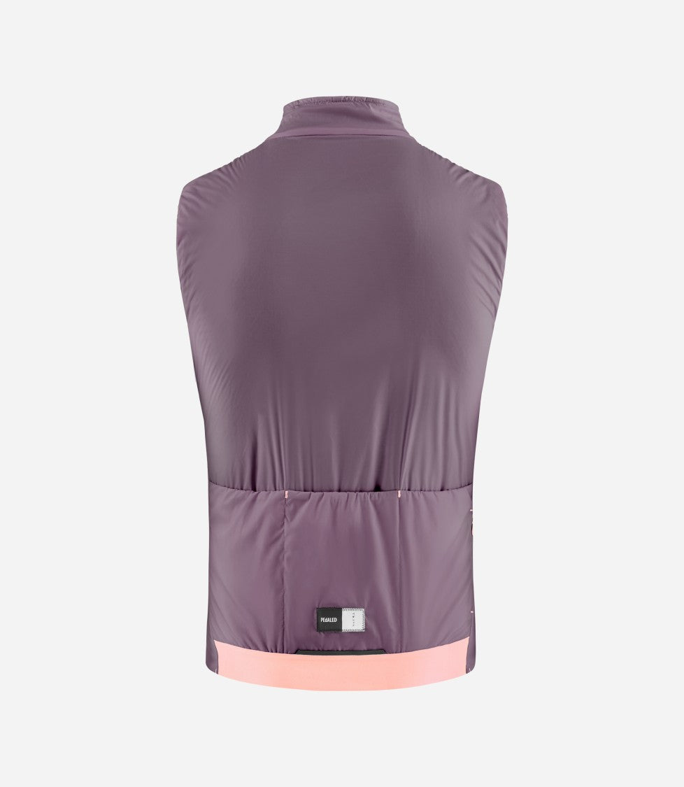 Pedaled Fitted Sleeveless Technical Gilet With Practical Pocket
