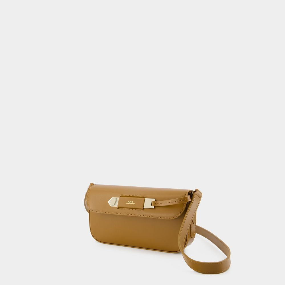 A.P.C. Charlotte Hobo Bag - Leather - Brown