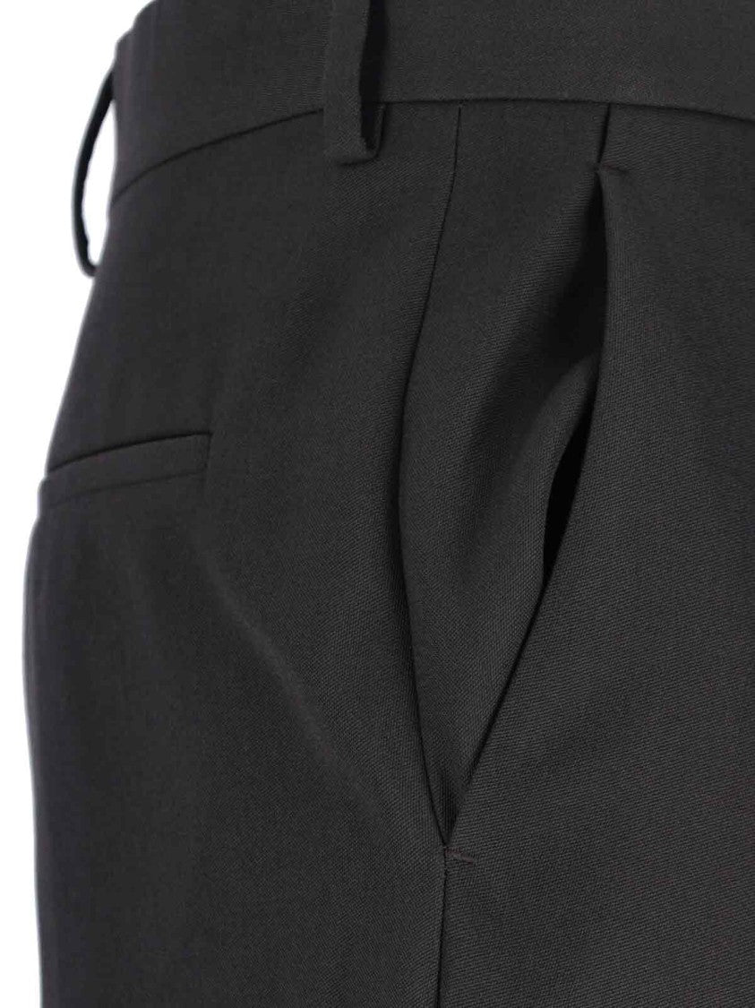 Fendi Wool-Blend Pants – Black