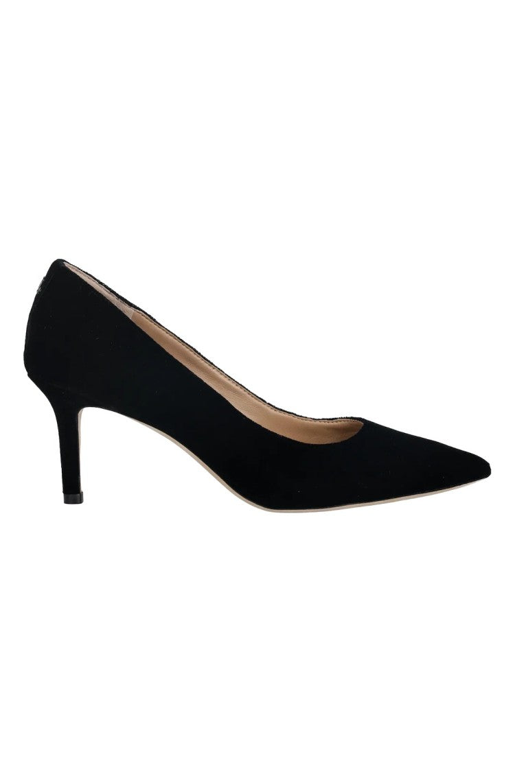 Lauren Ralph Lauren Closed Toe Lanette Pumps With Velvet Finish