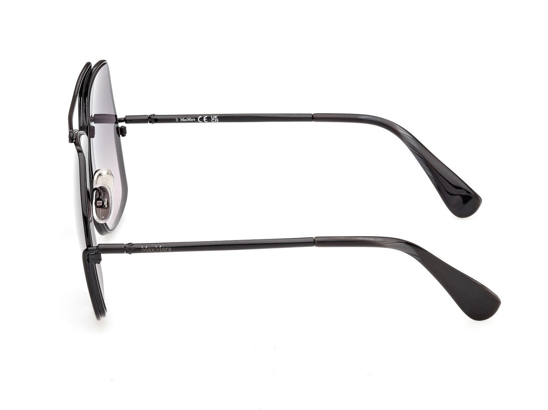 Max Mara Mm0006 Oversized Geometric Double Bridge Sunglasses