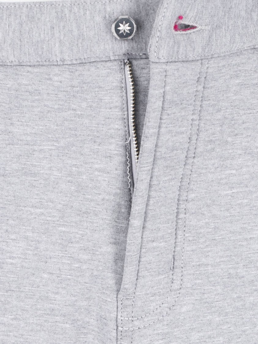 Pdf Grey Relaxed Fit Knee-Length Shorts