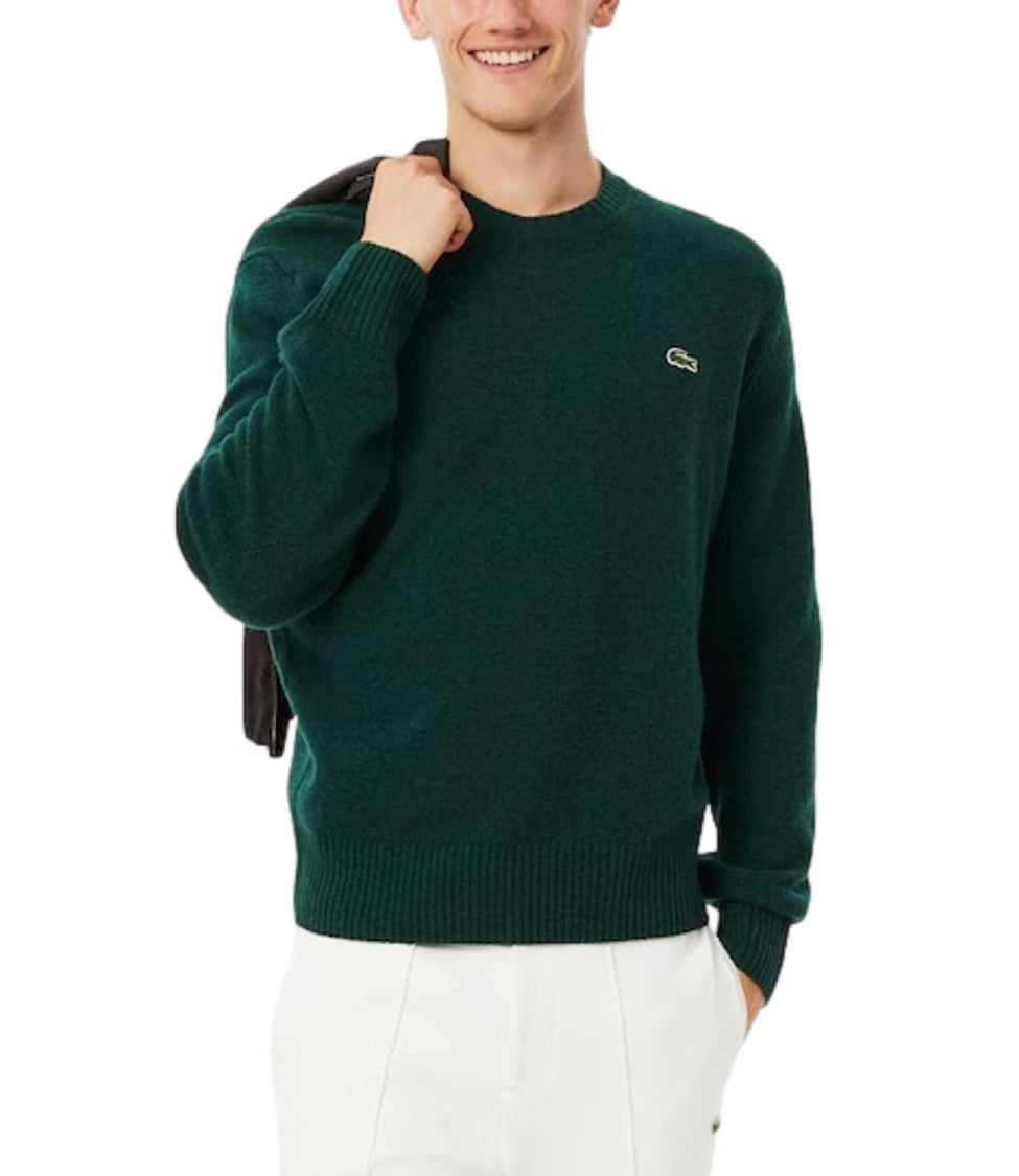 Lacoste Carded Wool Crew Neck Sweater