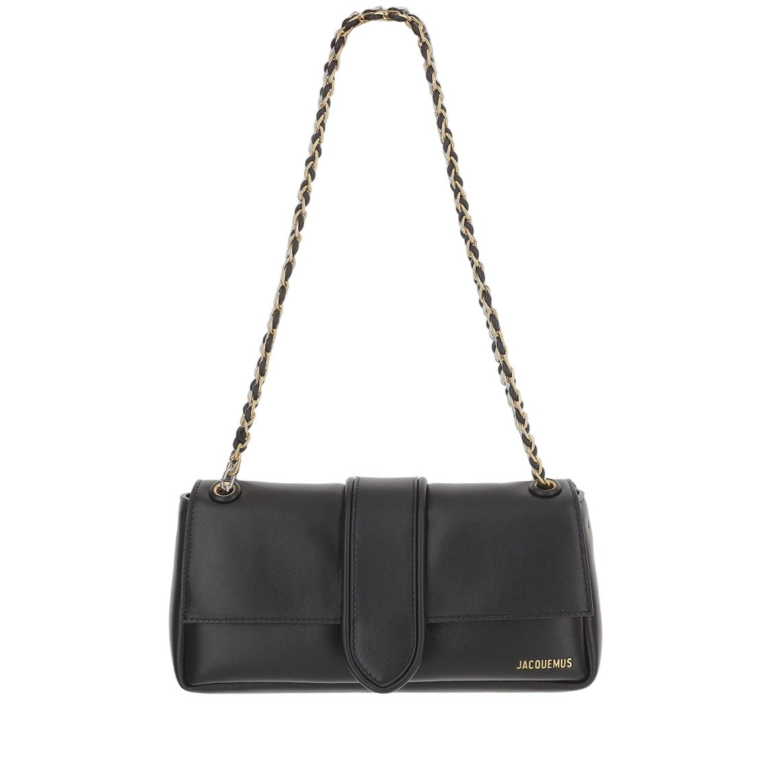 Jacquemus Nappa Leather Flap Bag With Chain And Leather Handle