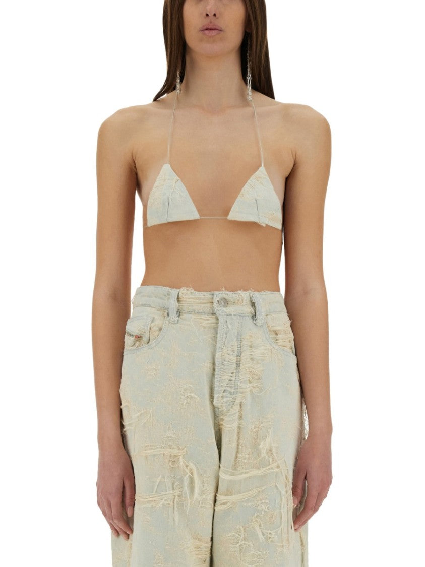 Diesel Jacquard Denim Top