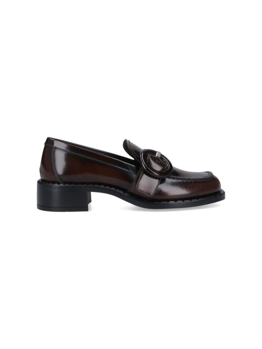 Prada Calfskin Loafers – Brown