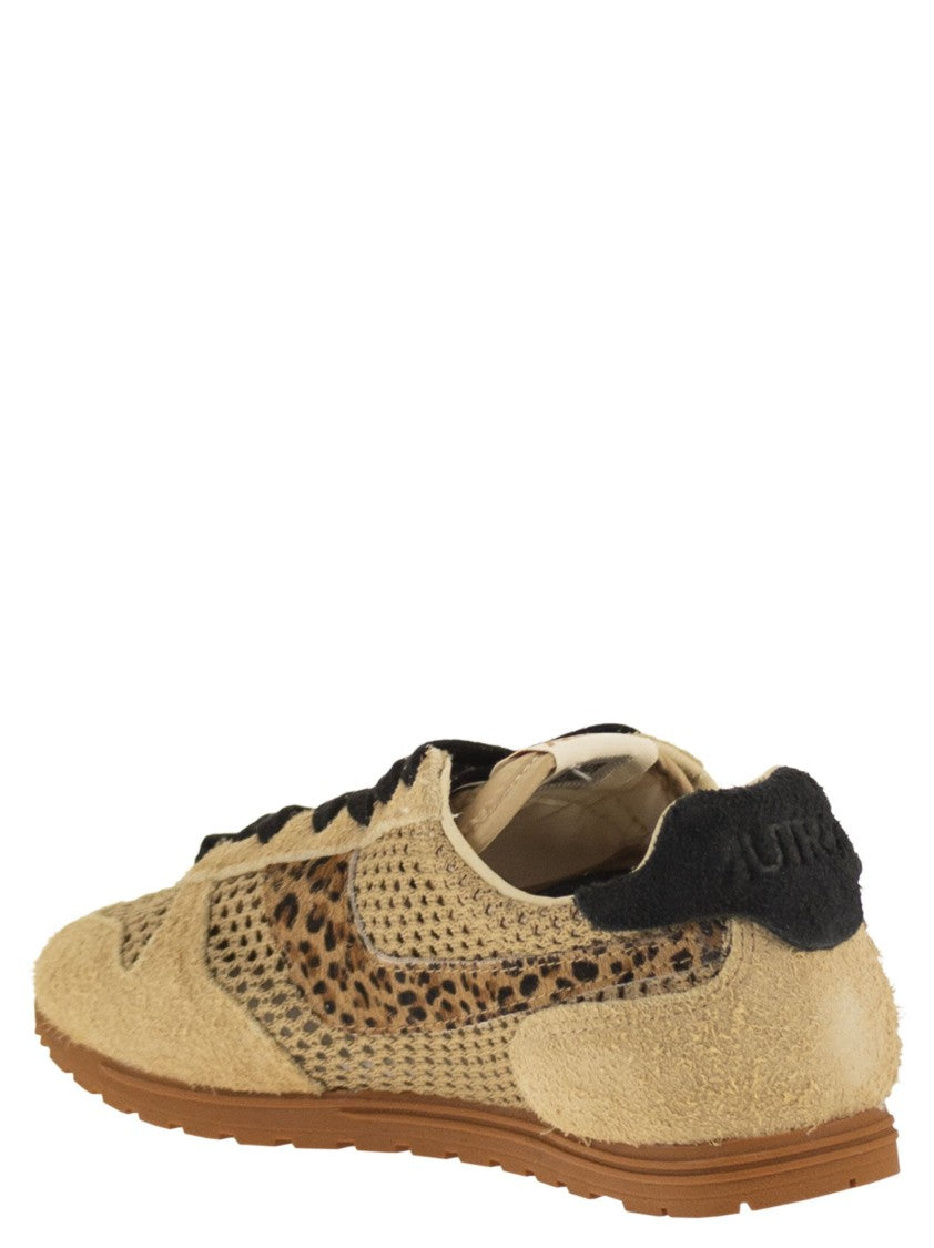 Autry Windspin - Suede And Mesh Trainers