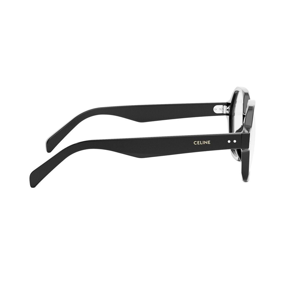 Celine Thin Square Geometric Acetate Optical Glasses
