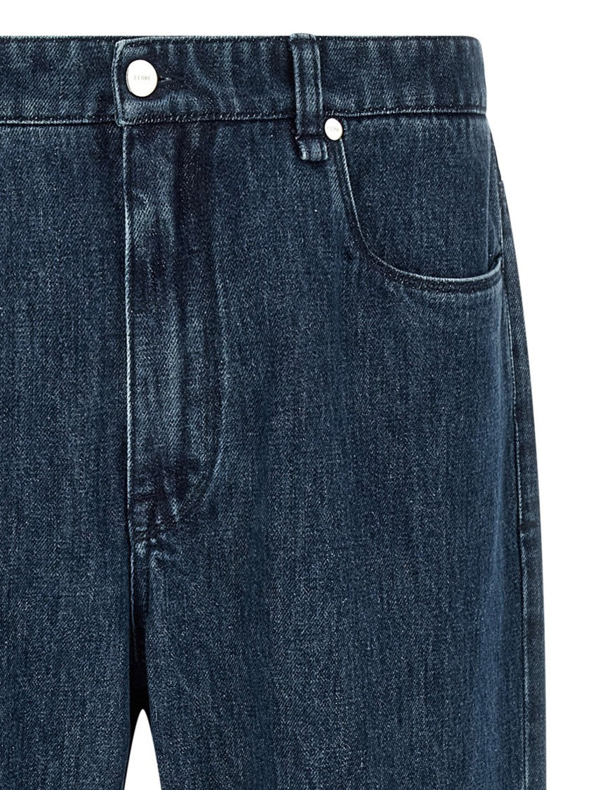 Fendi Ff Inner Jeans