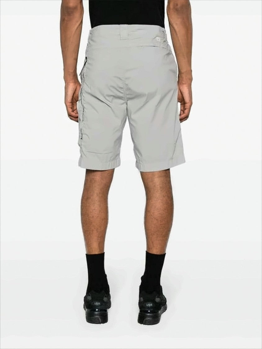 C.P. Company Mid-Thigh Length Shorts With Unique Side Pocket Detail