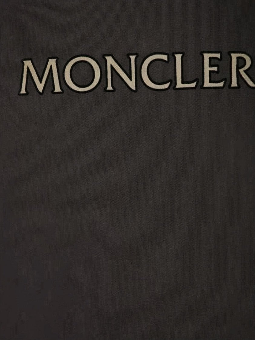 Moncler Short-Sleeved Crew Neck T-Shirt With Bold Logo