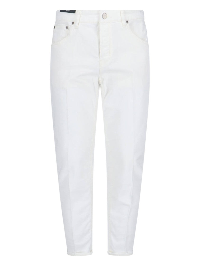 Pt Torino "Breakfast" Straight Jeans – White